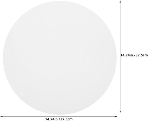 IMIKEYA 2pcs round Acrylic Ceiling Light Diffuser Cover with Anti-glare Feature and Simple Installation, White Lampshade Diffuser for LED Ceiling Lights Suitable for Home and Office Use in Kuwait