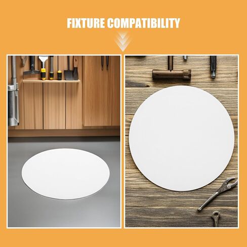 IMIKEYA 2pcs round Acrylic Ceiling Light Diffuser Cover with Anti-glare Feature and Simple Installation, White Lampshade Diffuser for LED Ceiling Lights Suitable for Home and Office Use in Kuwait