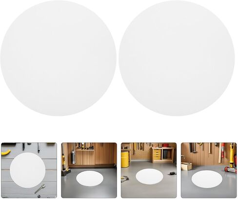 IMIKEYA 2pcs round Acrylic Ceiling Light Diffuser Cover with Anti-glare Feature and Simple Installation, White Lampshade Diffuser for LED Ceiling Lights Suitable for Home and Office Use in Kuwait