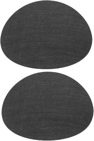 Gatuida 2pcs Circular Black Cloth Lampshade Diffuser Panel for Ceiling and Reading Lights, Detachable and Easy to Maintain Light Shield Cover with Anti-glare Function for LED Spotlight in Kuwait