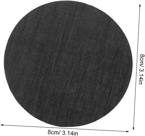 Gatuida 2pcs Circular Black Cloth Lampshade Diffuser Panel for Ceiling and Reading Lights, Detachable and Easy to Maintain Light Shield Cover with Anti-glare Function for LED Spotlight in Kuwait