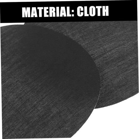 Gatuida 2pcs Circular Black Cloth Lampshade Diffuser Panel for Ceiling and Reading Lights, Detachable and Easy to Maintain Light Shield Cover with Anti-glare Function for LED Spotlight in Kuwait