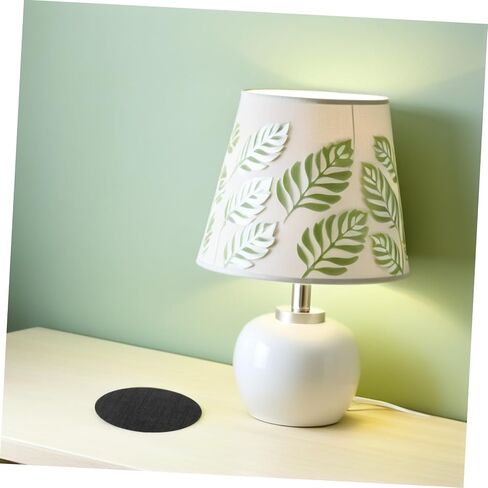Gatuida 2pcs Circular Black Cloth Lampshade Diffuser Panel for Ceiling and Reading Lights, Detachable and Easy to Maintain Light Shield Cover with Anti-glare Function for LED Spotlight in Kuwait