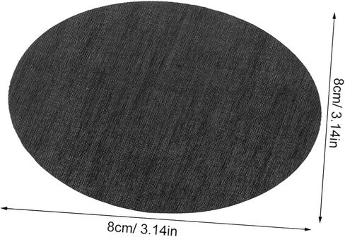 Gatuida 2pcs Circular Black Cloth Lampshade Diffuser Panel for Ceiling and Reading Lights, Detachable and Easy to Maintain Light Shield Cover with Anti-glare Function for LED Spotlight in Kuwait