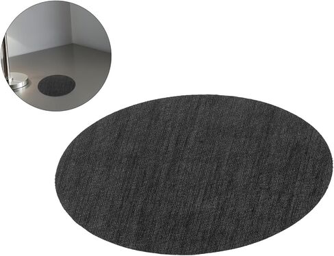 Gatuida 2pcs Circular Black Cloth Lampshade Diffuser Panel for Ceiling and Reading Lights, Detachable and Easy to Maintain Light Shield Cover with Anti-glare Function for LED Spotlight in Kuwait
