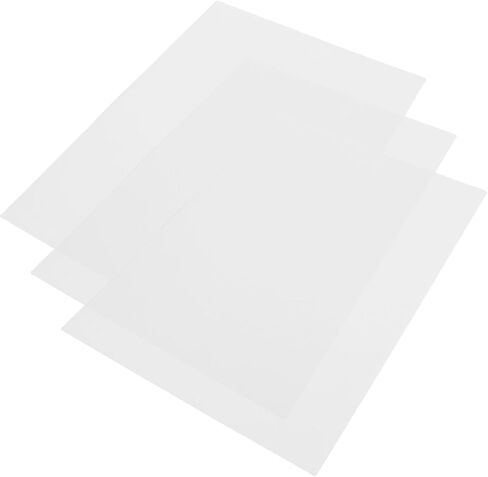 DOITOOL 3pcs LED Light Diffuser Cover Rectangle Frosted White Acrylic Panel Resisting Yellowing and Consistent Brightness for Kitchen and Office Ceiling Lights in Kuwait
