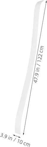 Flexible LED Light Strip Diffuser Sheet 48x4 Inches White Acrylic Panel with Milky White Seamless Look, Heat-resistant and Easy to Bend for Home and Workspace Lighting in Kuwait