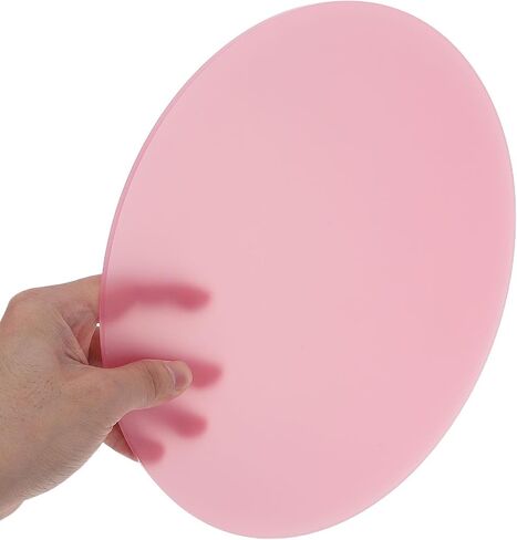 Pink Acrylic Hanging Ceiling Light Diffuser Panel 5mm Thick round Disc with Glare Reduction Finish for Residential Lighting Upgrade and Study Areas in Kuwait