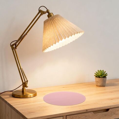 Pink Acrylic Hanging Ceiling Light Diffuser Panel 5mm Thick round Disc with Glare Reduction Finish for Residential Lighting Upgrade and Study Areas in Kuwait