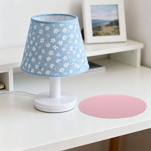 Pink Acrylic Hanging Ceiling Light Diffuser Panel 5mm Thick round Disc with Glare Reduction Finish for Residential Lighting Upgrade and Study Areas in Kuwait