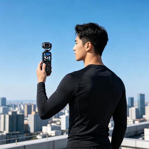 4K Vlogging Camera, Compact Handheld with Screen for Travel in Kuwait