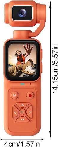 4K Vlogging Camera, Compact Handheld with Screen for Travel in Kuwait