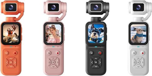 4K Vlogging Camera, Compact Handheld with Screen for Travel in Kuwait
