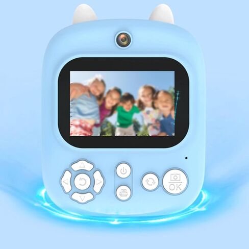 Generic Children Instant Camera Instant Print Digital Camera Selfie Child-Friendly Compact use Suitable for Parties Family outings Travel, Pink in Kuwait
