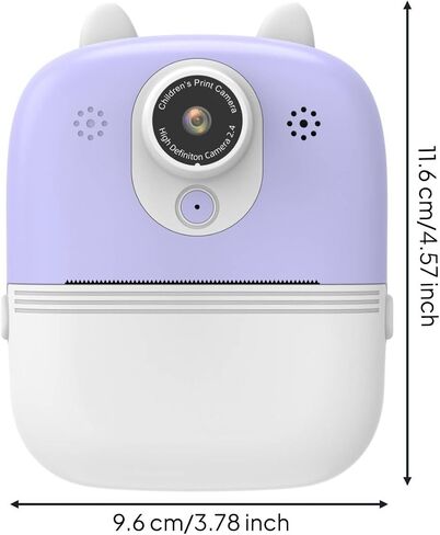 Generic Children Instant Camera Instant Print Digital Camera Selfie Child-Friendly Compact use Suitable for Parties Family outings Travel, Pink in Kuwait