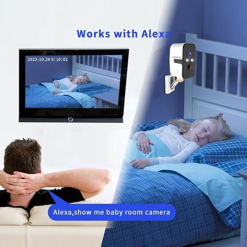 Security Cameras Wireless Outdoor, 2.4G/5G WIFI Magnetic Battery Powered Indoor Cameras for Home Security with Motion Detection,Spotlight Color Night Vision,PIR Siren,SD/Cloud Storage,Work With Alexa. in Kuwait