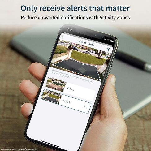 Arlo Pro 4 Spotlight Camera - 3 Pack - Wireless Security, 2K Video & HDR, Color Night Vision, 2 Way Audio, Direct to WiFi No Hub Needed, VMC4350P - White (Renewed) in Kuwait