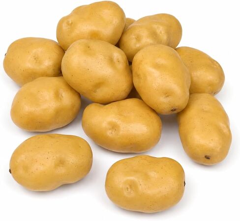 Operitacx 12 Pcs Artificial Potatoes, Realistic Fake Potato Props, Faux Vegetable Models for Kitchen Decor, Photography, Teaching Display and Pretend Food Setup, Not Edible in Kuwait