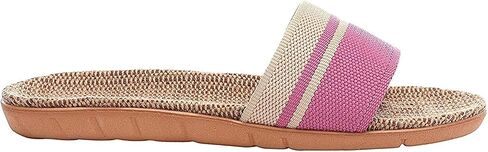 Star-Wind Flax Slippers Unisex Linen Summer Beach Shoes Lightweight Skidproof Indoor Slippers Home Breathable Sandals in Kuwait