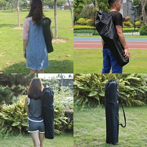 Black Nylon Folding Chair Bag 2-Pack | wide bag opening, convenient for travel, picnic and barbecue in Kuwait
