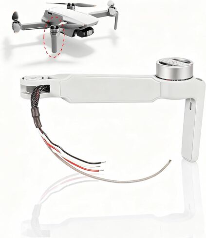 Mini 4K Drone Motor Arm Assembly Replacement Rear Left Arm, Compatible with DJI Mini 4K Spare Parts in Kuwait