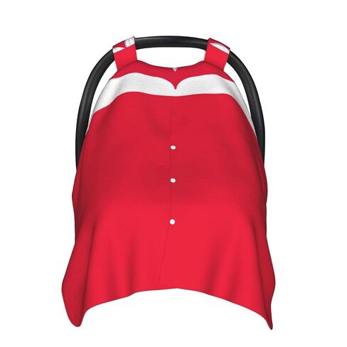 Poland with Eagle Flag Baby Car Seat Cover & Breastfeeding Nursing Cover - Breathable Stretch Fabric Multi-Use Nursing Cover for Breastfeeding in Kuwait
