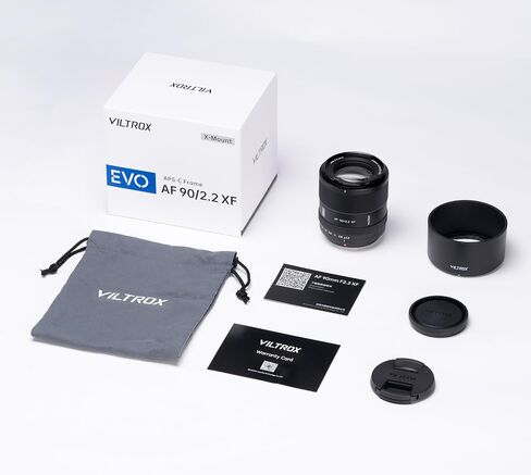 VILTROX 90mm f/2.2 F2.2 X-Mount APS-C Auto Focus Lens for Fujifilm Cameras,Large Aperture Camera Lens for Fuji X-M5 X-T5 X-S20 X-T50 X-T30 III X-S10 X-T200 X-T30 X-T20 X-H2 X-T3 X-T100 X-PRO2 X-E5 in Kuwait