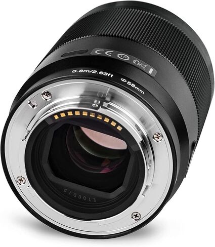 YONGNUO 85mm F1.8S DF DSM, Medium Telephoto Prime Lens for Sony E Mount, Full Frame Portrait Lens Black | Medium Telephoto Portrait E Mount Lens for Sony Mirrorless Cameras ZV-E10 A5000 A5100 A6000 A6100 A6300 A6400 A6500 A6700 etc in Kuwait