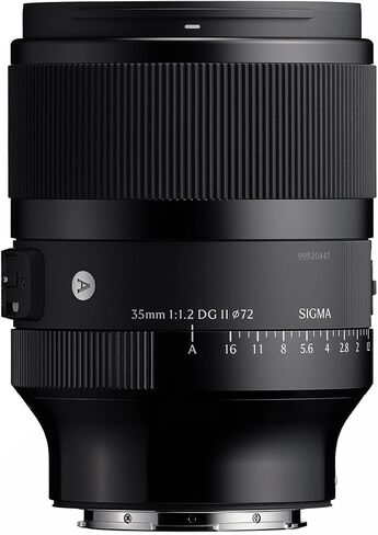 Sigma 35mm F1.2 DG II for L Mount | f/1.2 aperture with dual HLA autofocus and 72mm filter size for portraits, low-light and cinematography in Kuwait