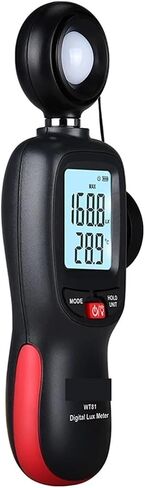 Lux Meter, Light Meter Digital Lux WT81 Luxmeter Pocket 0-200 Handheld Illuminometer Sensor Photometer Measuring,for Grow Plants/Photography in Kuwait