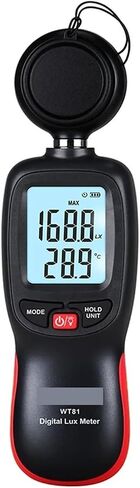 Lux Meter, Light Meter Digital Lux WT81 Luxmeter Pocket 0-200 Handheld Illuminometer Sensor Photometer Measuring,for Grow Plants/Photography in Kuwait
