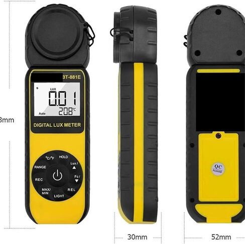 Lux Meter, Light Meter Digital Measuring Lights 1-300000 Lux,for Grow Plants/Photography in Kuwait