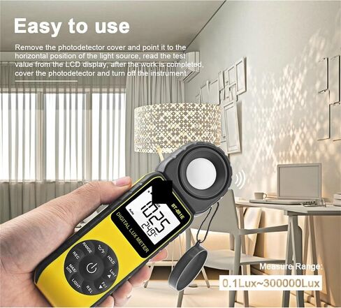 Lux Meter, Light Meter Digital Measuring Lights 1-300000 Lux,for Grow Plants/Photography in Kuwait