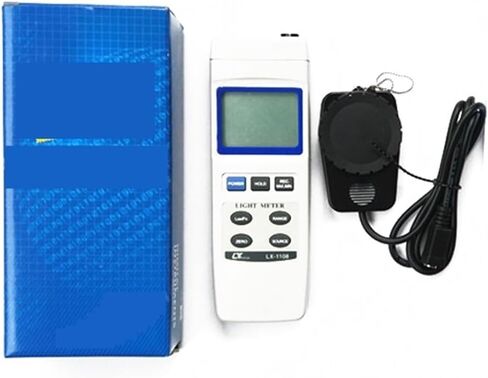 Lux Meter, Light Meter LX-1108 LX1108 4 Jenis Lampu Lux in 1 Luminometer Tester,for Grow Plants/Photography in Kuwait