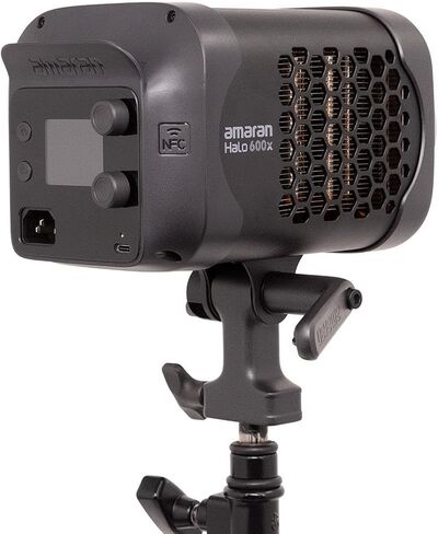 amaran Halo 600x 610W Bi-Color COB LED Light | 610W bi-color COB LED with Bowens Mount and integrated power for livestreams, home studios and professional sets in Kuwait
