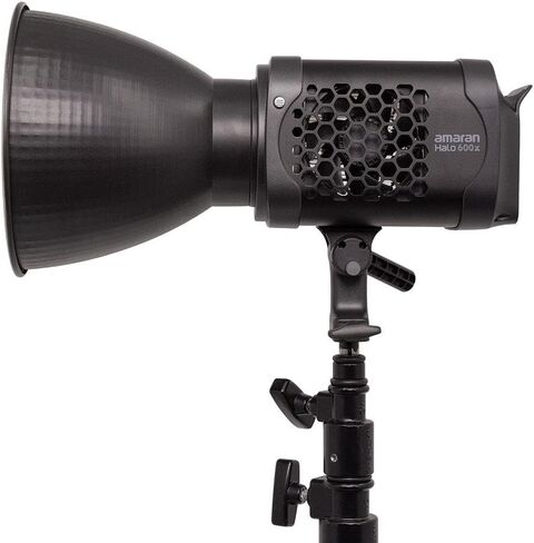 amaran Halo 600x 610W Bi-Color COB LED Light | 610W bi-color COB LED with Bowens Mount and integrated power for livestreams, home studios and professional sets in Kuwait