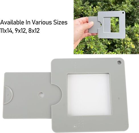 2 Piece View Finder with Sliding Mechanism and Color Isolation for Painting Drawing Photography to Improve Composition Skills in Kuwait