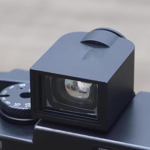 Optical Viewfinder Camera Finder, 17 Degree External Mini Frame Finder with 28mm 35mm 50mm Framelines and Cold Shoe Mount for Film Camera Precise Photography Framing Use Black in Kuwait