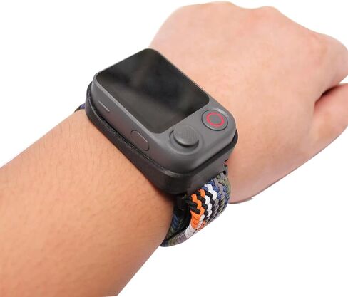 Remote Viewfinder Wrist Strap Mount for DJI Osmo Pocket 4P Camera | Magnetic Wristband Bracket with Hand Grip for Osmo FrameTap Screen Remote 3D Printed PETG-CF Shooting Accessories in Kuwait