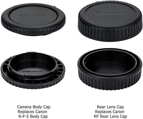 Long Soft Eyecup Eye Cup Eyepiece Viewfinder & 2-Pack RF Mount Body Cap Rear Lens Cover Cap for Canon EOS R3 Mirrorless Camera in Saudi Arabia