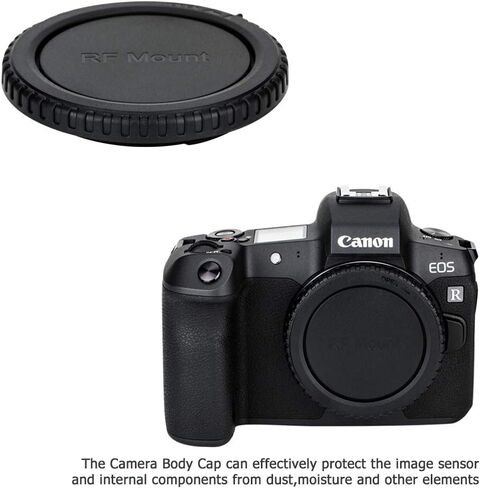 Long Soft Eyecup Eye Cup Eyepiece Viewfinder & 2-Pack RF Mount Body Cap Rear Lens Cover Cap for Canon EOS R3 Mirrorless Camera in Saudi Arabia