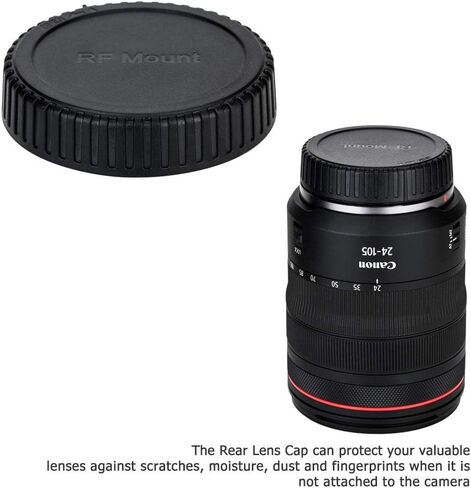 Long Soft Eyecup Eye Cup Eyepiece Viewfinder & 2-Pack RF Mount Body Cap Rear Lens Cover Cap for Canon EOS R3 Mirrorless Camera in Saudi Arabia