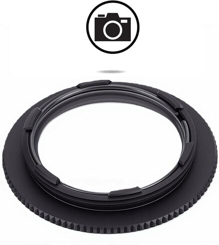 XUMIUZIY Camera Eyecup with Glass for DK-17 D4 D800 D810 | Rubber Plastic Material, Viewfinder Protector, Ambient Light Blocking, Bright Scene Viewing, DK-17 Fit in Kuwait