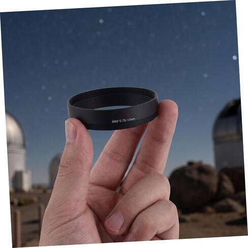 NUOBESTY Telescope Extension Tube Focus Adapter Aluminum Alloy 10mm M68x0.75 and Robust Construction Versatile Compatibility for Camera and Telescopes for Outdoor Astronomy in Kuwait