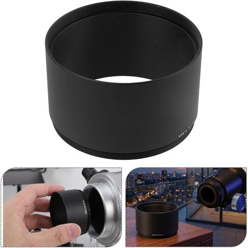 Telescope Coupling Ring and Focal Extender 37mm M68x0.75 Aluminum Alloy Extension Tube with Anti-Vibration Feature for Astrophotography and Outdoor Astronomy in Kuwait