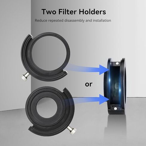 SVBONY SV226 Telescope Filters Drawer, M42-M48 Adapter, 21mm Thickness | for 1.25" 2" Filter,CNC,Anti-light Leaking,Double Magnetic Holder for Deep Sky Photography(1xDrawer 1x1.25"Holder 2x2"Holder) in Kuwait