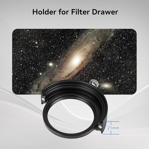 SVBONY SV226 Telescope Filters Drawer, M42-M48 Adapter, 21mm Thickness | for 1.25" 2" Filter,CNC,Anti-light Leaking,Double Magnetic Holder for Deep Sky Photography(1xDrawer 1x1.25"Holder 2x2"Holder) in Kuwait