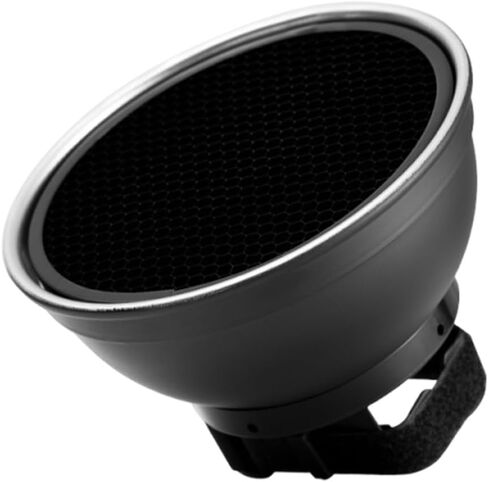 15cm 5.9in Reflector Lamp Shade Dish Diffuser with Grid Fit for Nikon Strobe Flash Light in Kuwait