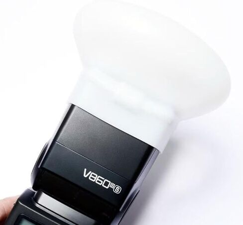 Zopsc Square Flash Diffuser Softbox Light Modifier Compatible with V860 V850 TT685 of Flexible Silicone for Portrait Wedding Product Photography in Kuwait