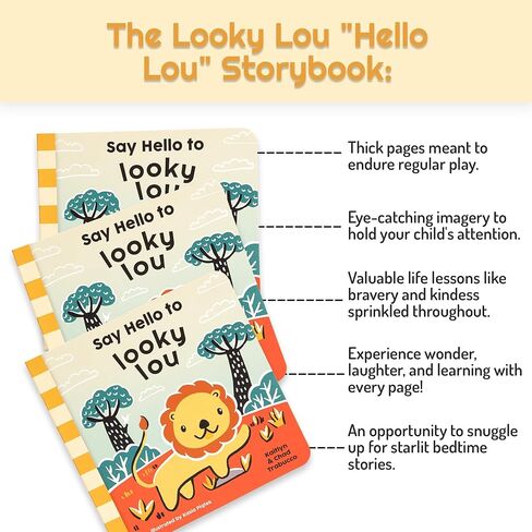 Looky Lou Bundle - Phone Clip & Storybook Set for Newborn Photography, Monthly Milestones, Photoshoot Props for Baby Showers, Mother’s Day, Gender Reveals, Valentine's, Birthdays & Registry Gifts in Kuwait